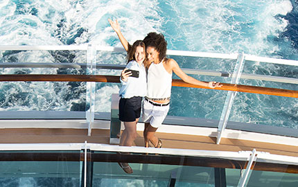 Kreuzfahrtschiff Heck