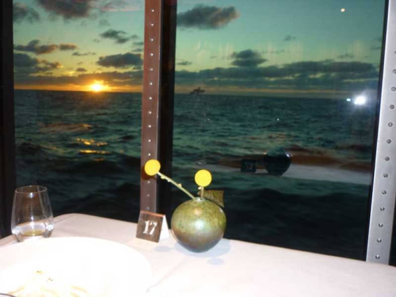 Blick aus dem Restaurant