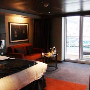 Au&szlig;enkabine mit Balkon