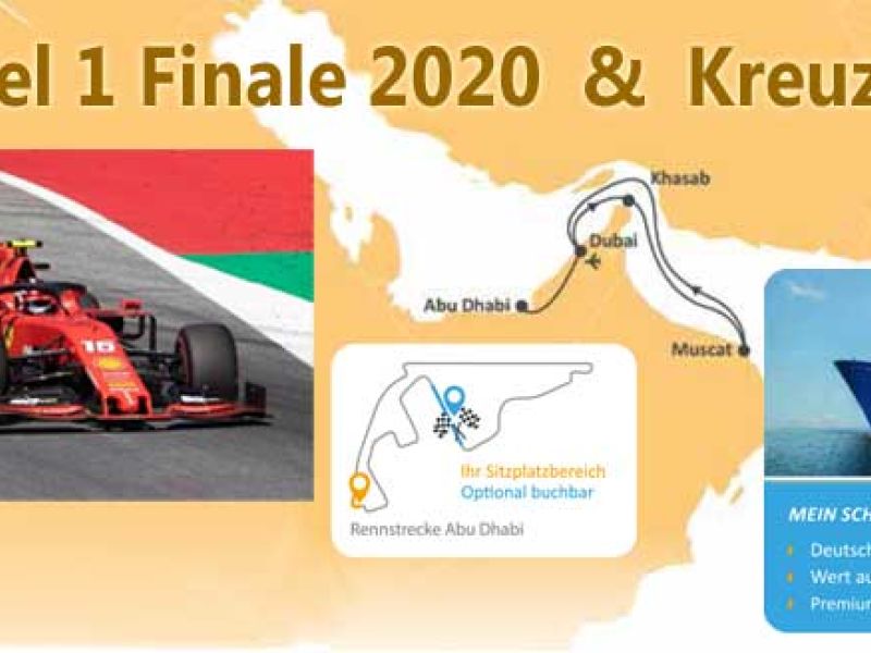 Abu Dhabi mit Kreuzfahrt und F1